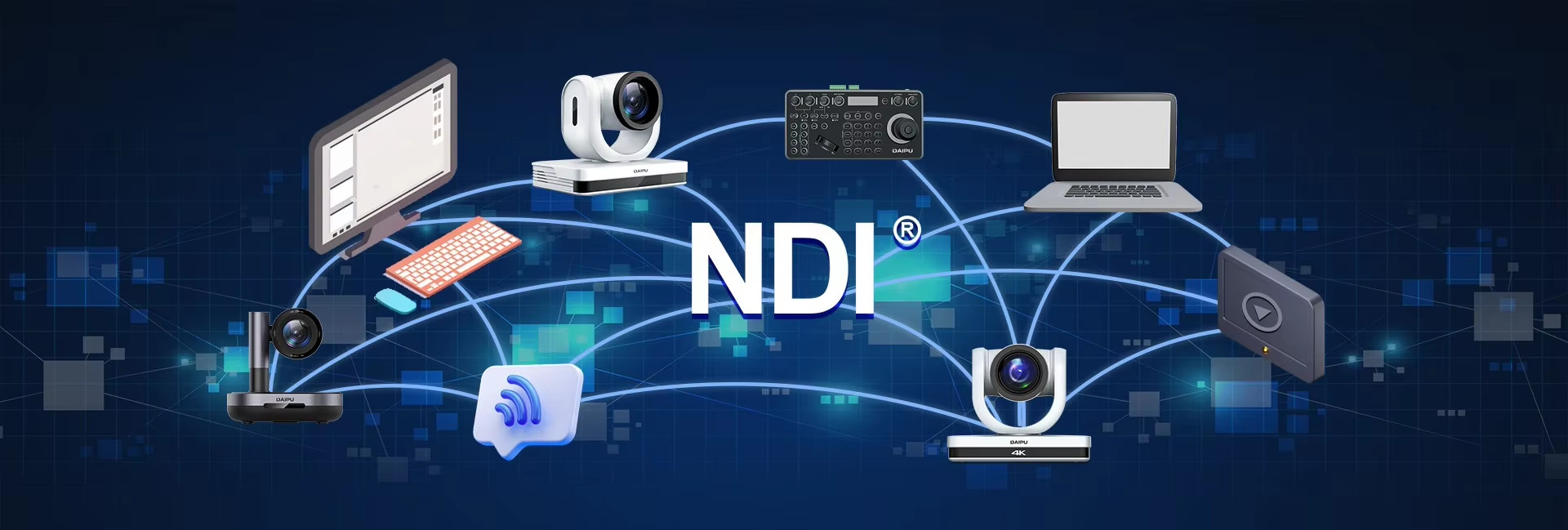 qualité Caméra vidéo NDI PTZ 1080p usine